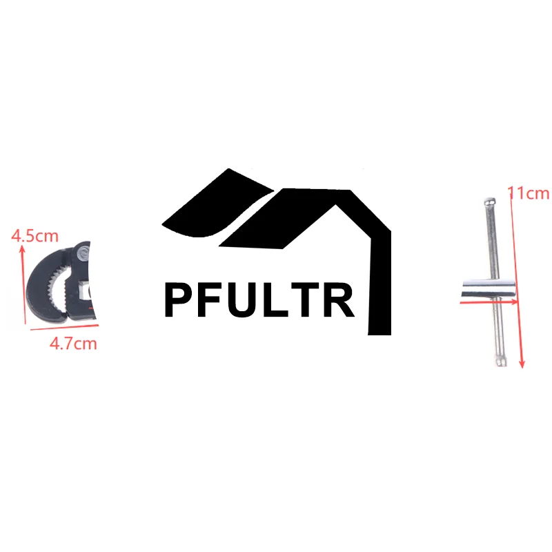 For Carbon Steel Tap Nut Spanner Universal Sink Plumbing Repair Hand Tool 180 Degree Rotating Adjustable Basin Spanner