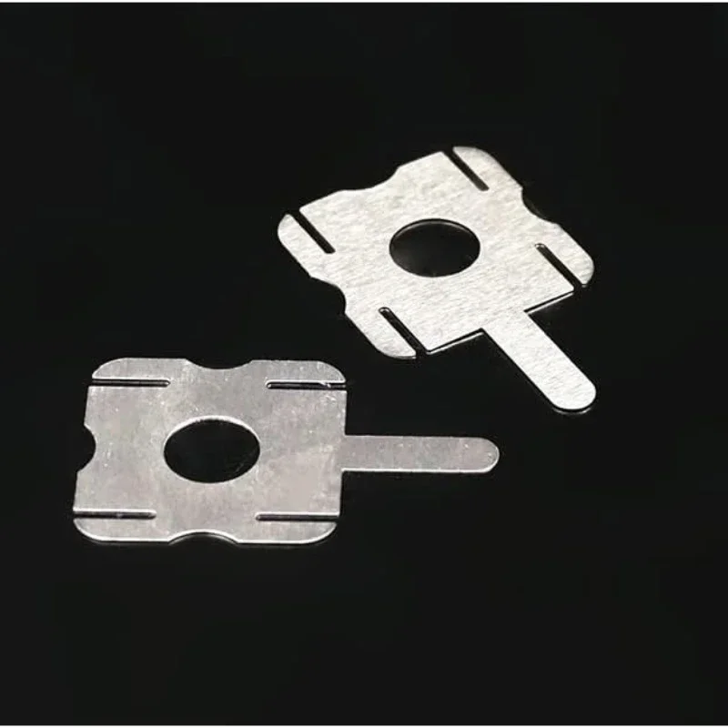 Welding Accessories for 18650 Lithium Battery Connector Tab Spot Welding Nickle Plate Replacement Nickel-plated Steel Sheet