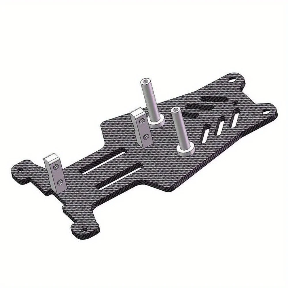 1/10 RC Carbon Fiber Upper Chassis Kit for Traxxas 2WD Rustler / Rustler VXL / Bandit / Bandit VXL Upgrades Parts