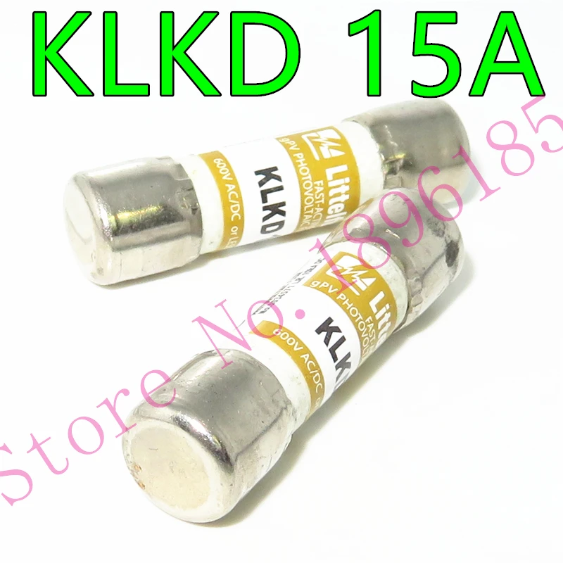 5PCS KLKD 15A American Littelfuse10*38 fast fuse / original imported fuse 15A600V