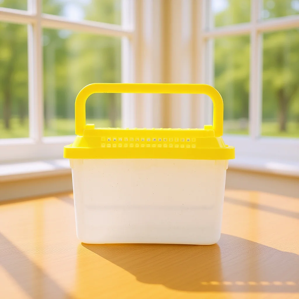 

Transparent Portable Turtle Tank Lightweight Handheld Aquarium Reptile Feeding Box Compact Fish Habitat Storage Nest