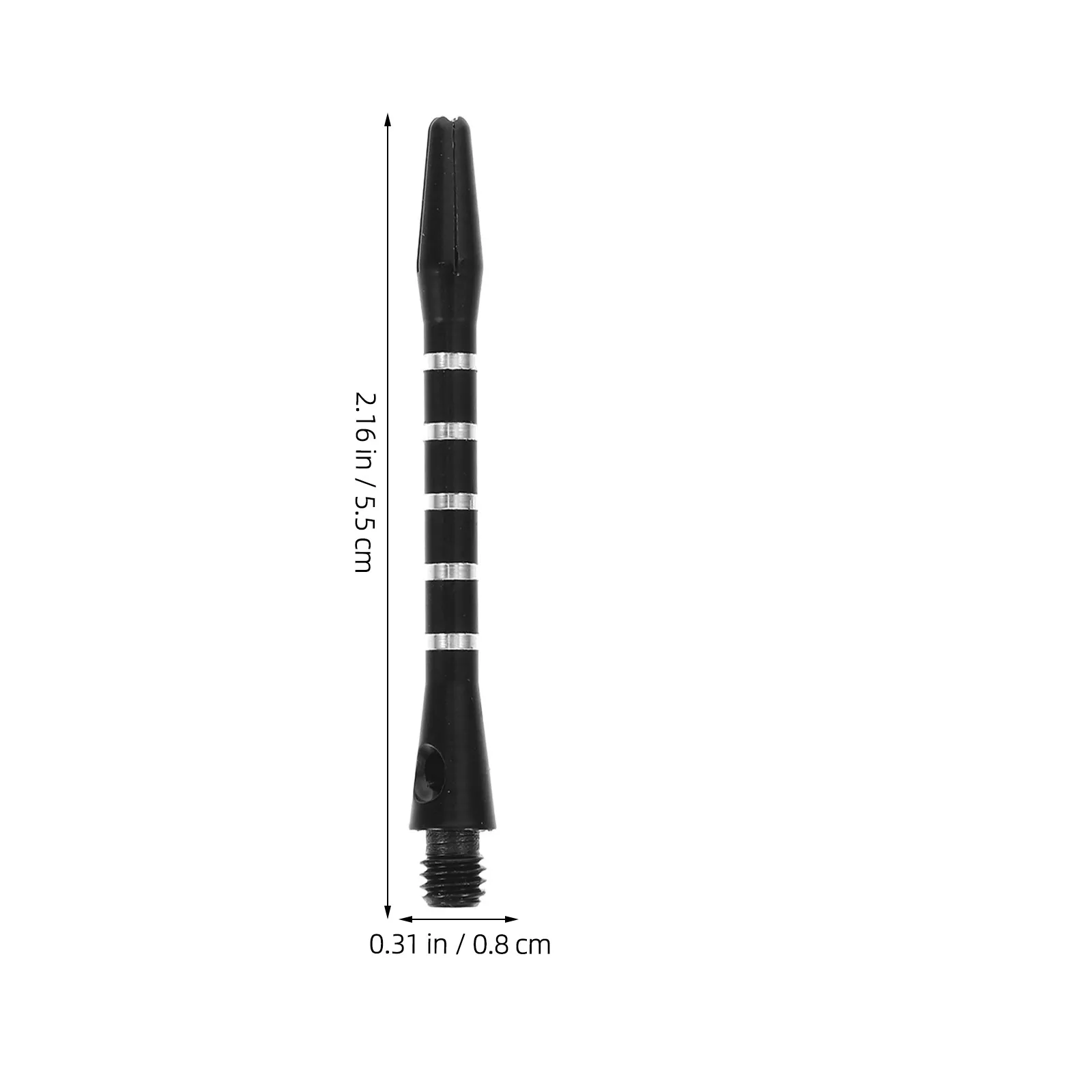 20Pcs Aluminium Alloy Dart Shafts Standard 2Ba Thread Precision Balanced Front Loaded for Enhanced Flight Path Accessories