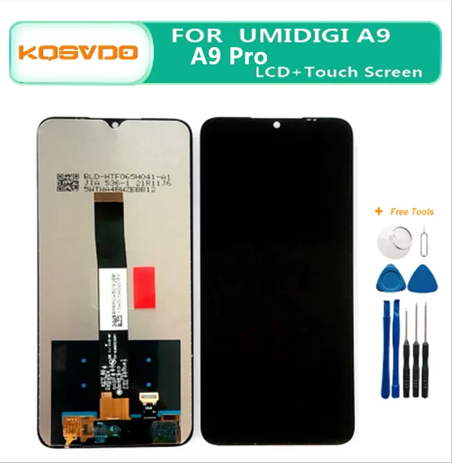 

6.53" For LCD UMIDIGI A9 Display+Touch Screen Digitizer 100% Original Tested 2340X1080 LCD Screen Glass Panel For A9 LCD Display