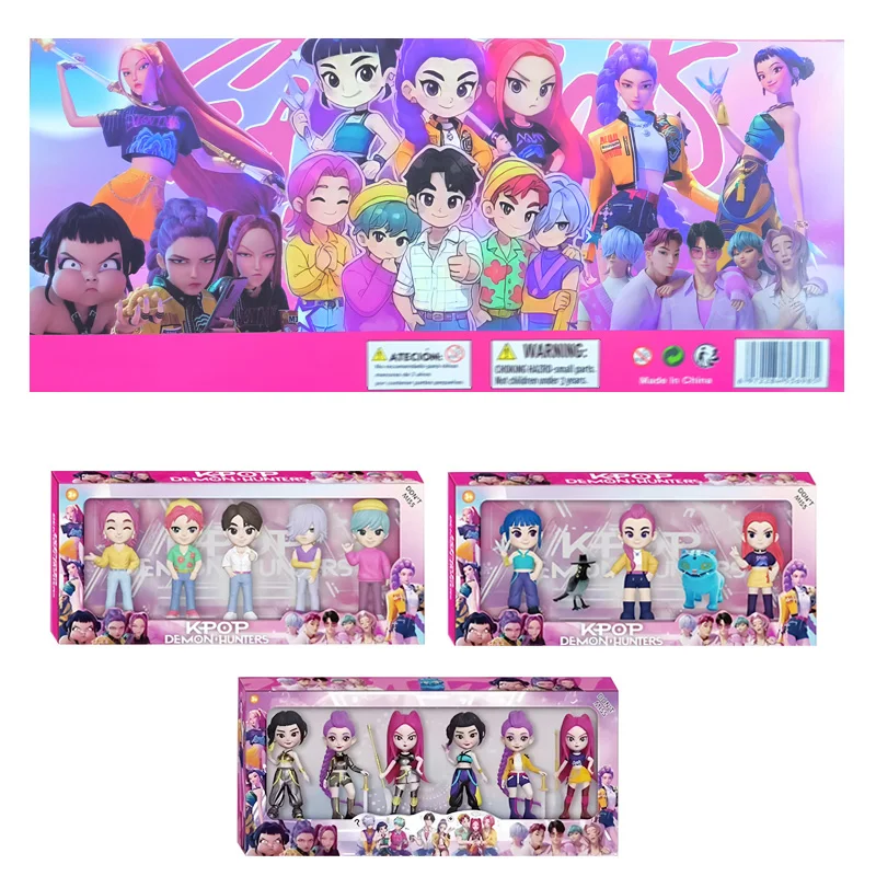 2026 NOWA Anime KPop Devil Hunter Lalka Winylowa Zabawka Rumi Mira Zoi Postać Winylowa Maska Blind Box Ozdoba Zabawka Prezent Świąteczny