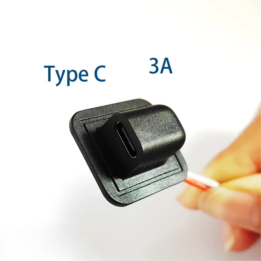 10pcs Type c Stitching  Luggage Charging Port, Connector, Backpack Charger