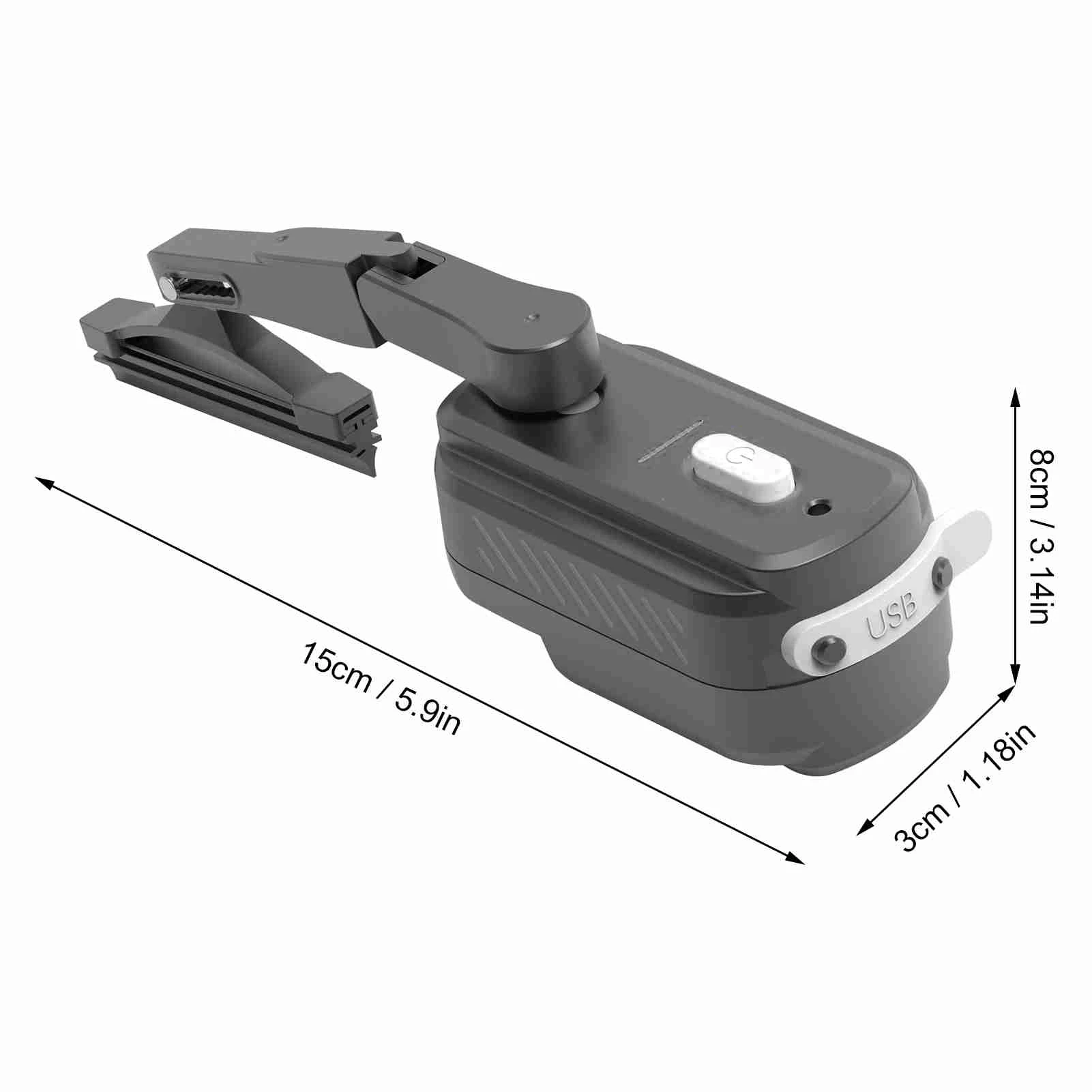 Limpador de para capacete de motocicleta ABS de alta resistência recarregável 2 velocidades ajustável limpador de para-brisa universal