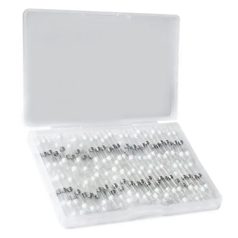 DT39 800PCS 26-24 AWG White Solder Seal Wire Connectors, Heat Shrink Butt Connectors Waterproof Insulated