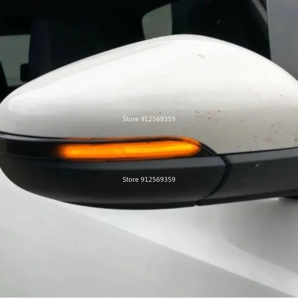 2pc Dynamic LED Turn Signal Blue welcome LED for VW Golf MK6 GTI 6 R20 MKVI R line GTD touran mirror arrow