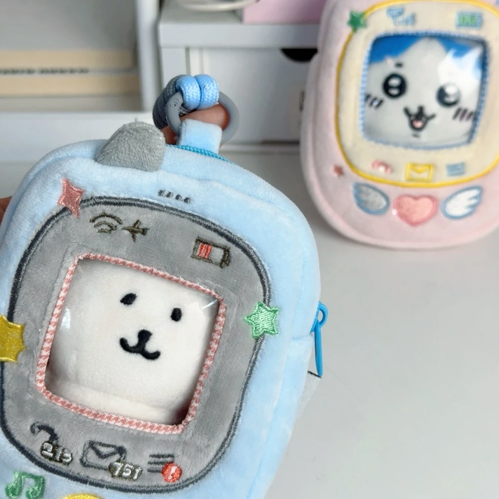 Phone Accessories Doll - 漫画ぬいぐるみディスプレイバッグ防塵収納袋 10 センチメートル人形電話形状人形アクセサリーカメラヘッドフォン収納用
