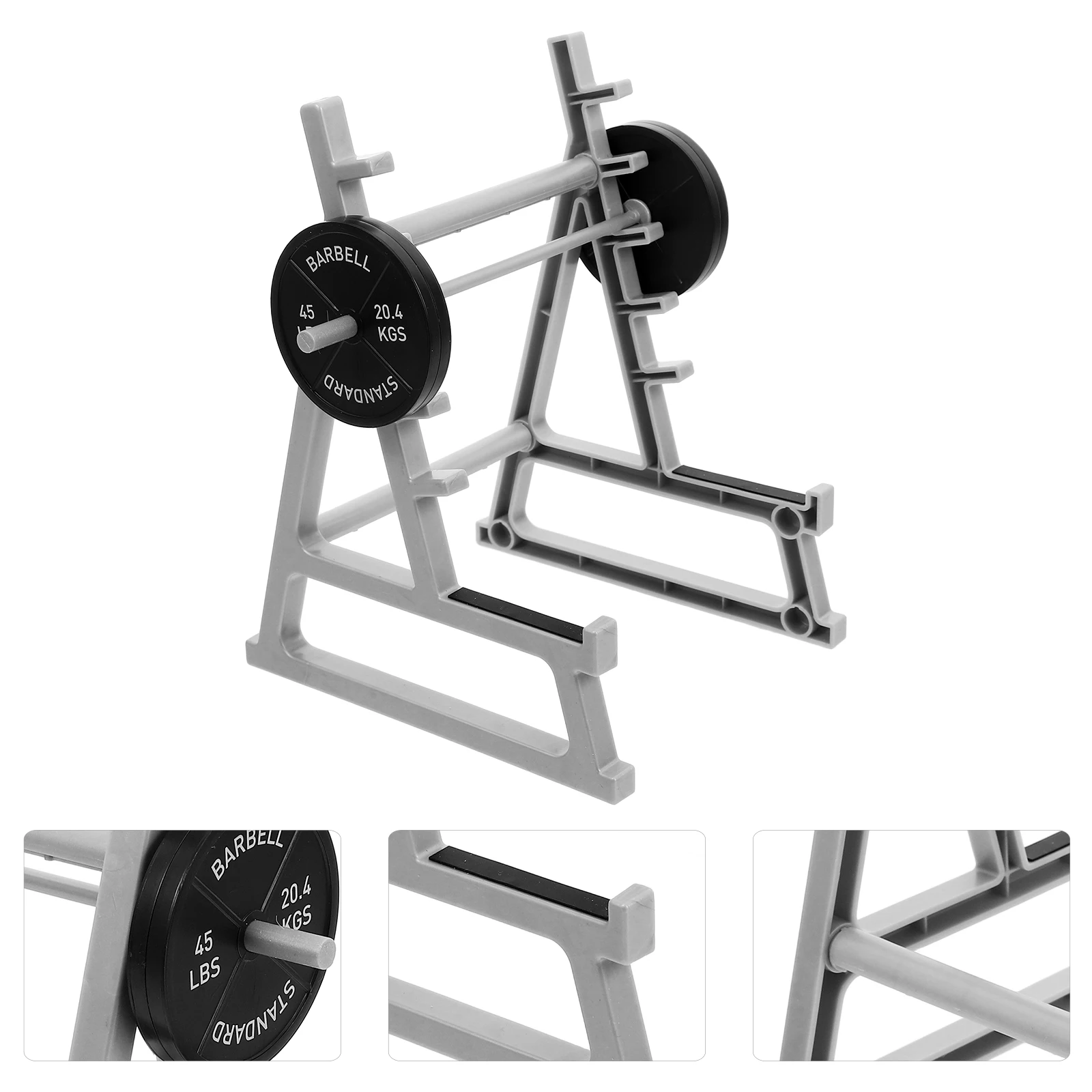

1 Set Barbell-Shaped Holder Plastic Pencil Organizer For Desk Compact Design Student Office Supplies Barbell Rack Pen