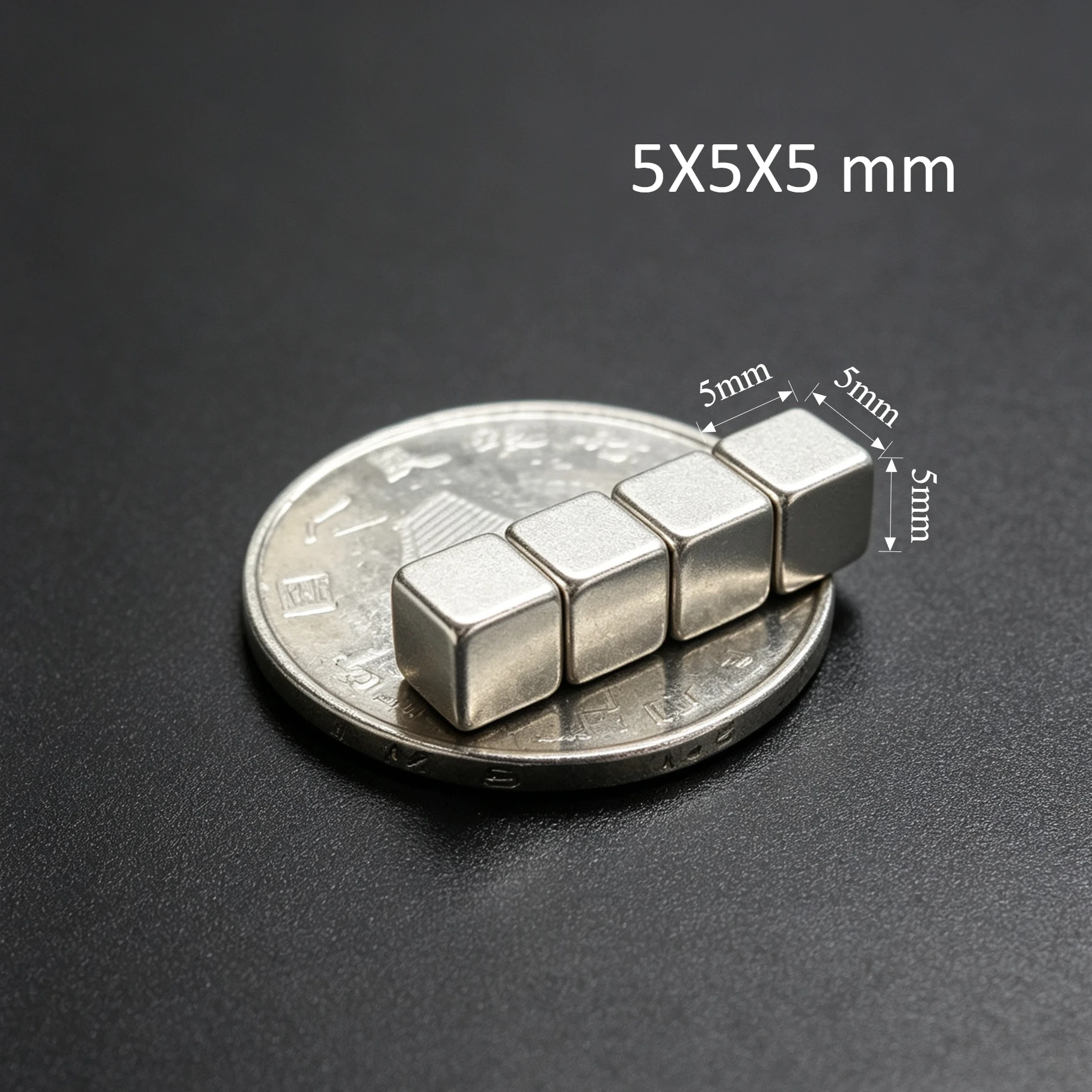 5x5x5mm N35 Small Square Neodymium Magnet Super Strong Permanent NdFeB Rare Earth Magnet for DIY Handmade Projects