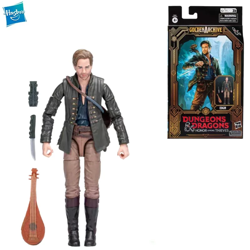 

New Original Hasbro Dragon and Dungeon Honor Among Thieves Movie Golden Archive EDGIN Action Figure Model Toy