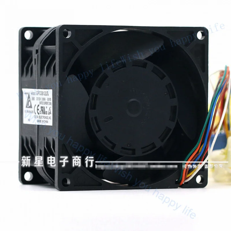 LL 1pcs  for DELTA GFC0812DS 12V 2.60A modified supercharged 8055 server dual motor fan