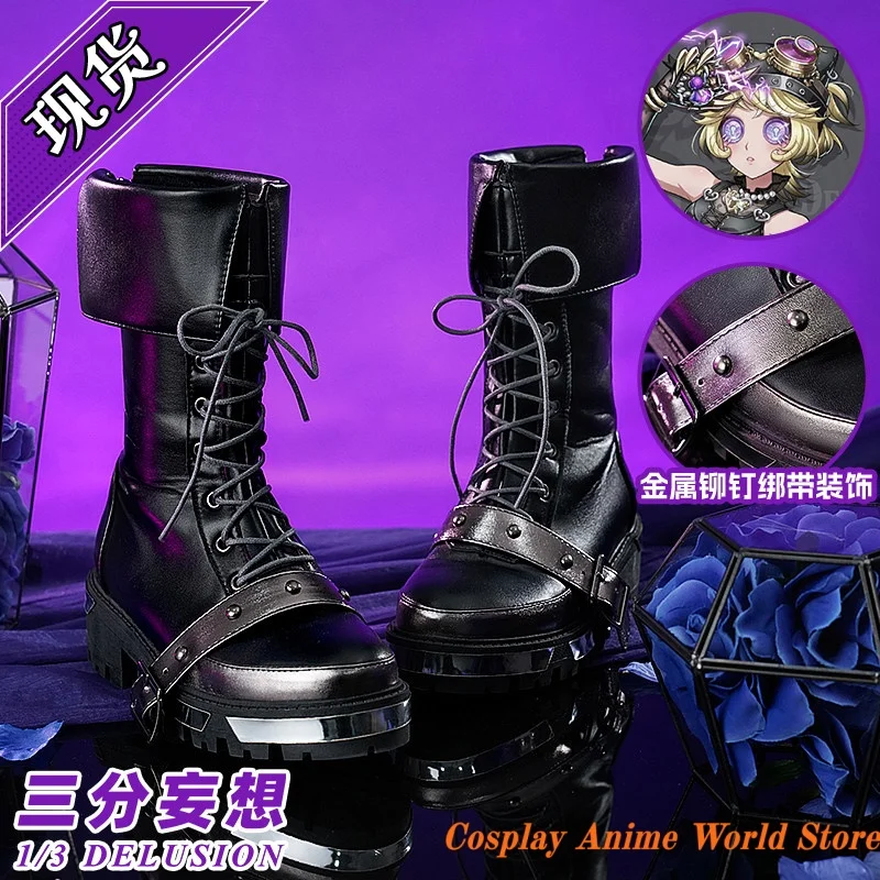 

In stock Tracy Reznik Mechanic Lock Core Cosplay Shoes Anime Game Identity V Role Play Shoes Party festival Shoes