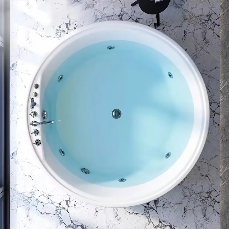 Spa whirlpool Massage Bathtub Acrylic Tub Indoor 2 Person Jetted Glass whirlpoolpromote sales