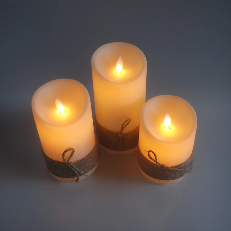 Dancing Flame LED Candles Set 4