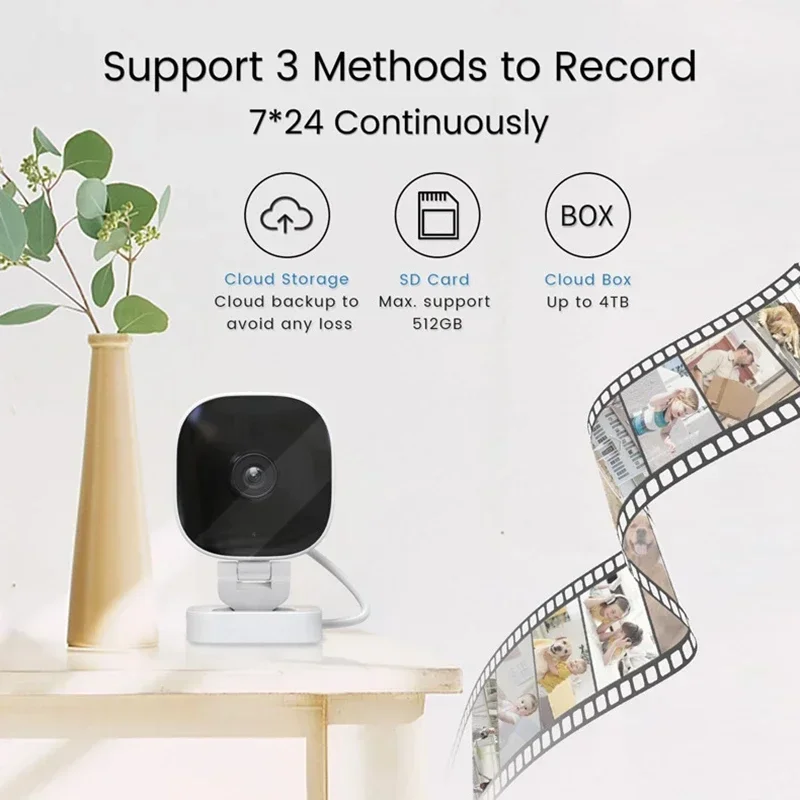 4K HD Mini Wireless Camera Wide-angle Webcams Indoor Monitoring APPWith Night Version 2-way Audio IP65 Waterproof Camera﻿ 2026 image 6