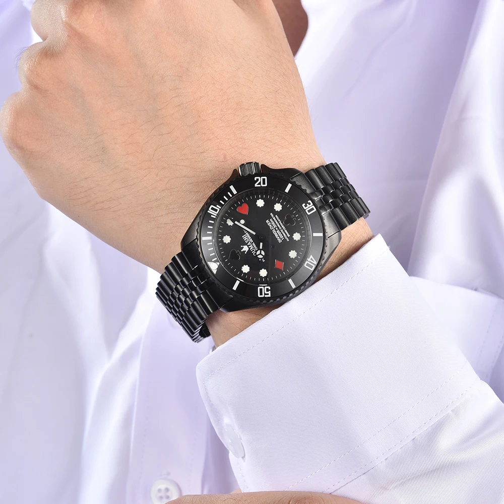 Oumashi 41mm 007 Men's Watch New Men's Luxury Automatic NH35 Watch Movement Sapphire Crystal Stainless Steel Waterproof Watch