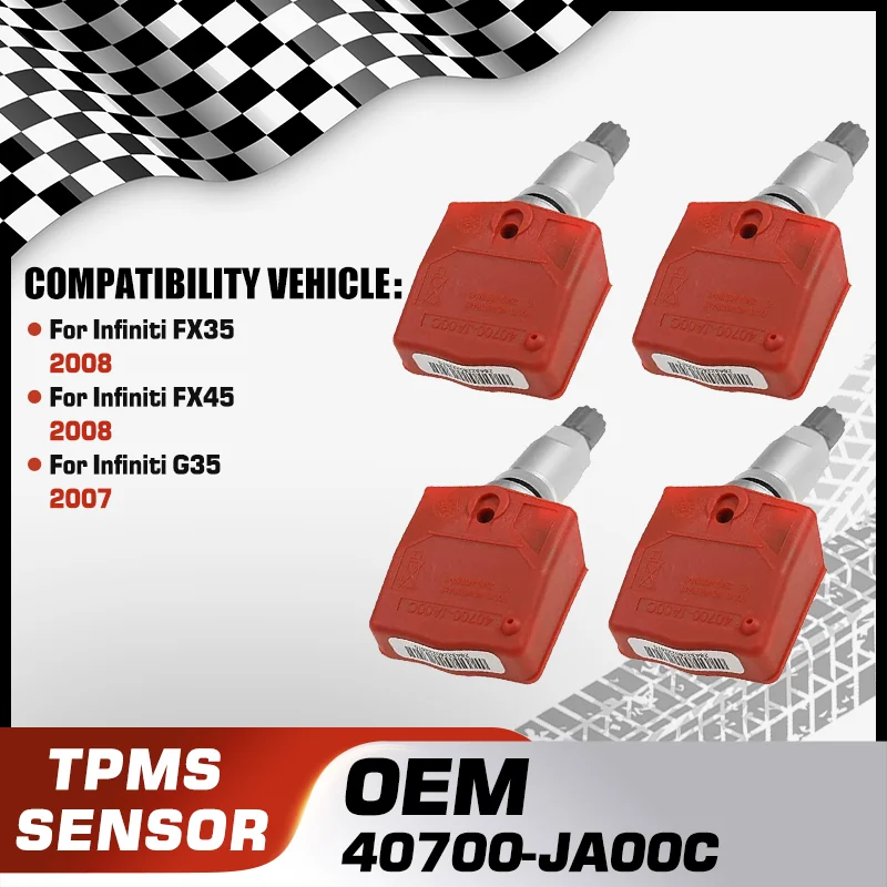 

40700-JA00C TPMS Tire Pressure Sensor Monitoring System For Infiniti FX35 2008 Infiniti FX45 2008 Infiniti G35 2007 Auto Parts