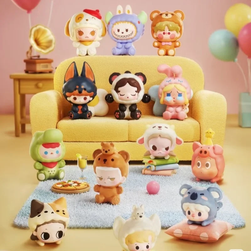 

POPMART Official Blind Box POP Bean Cuties Pajama Costume Series Mystery Box Toys Doll Guess Bag Cute Figure Gifts for Girls