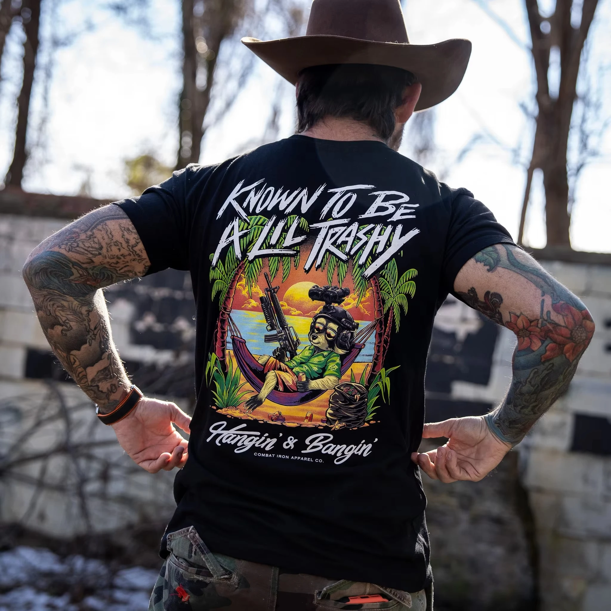 2026 New Patterned men's T-shirt - Combat style military T-shirt. Suitable for sports wear. Made of pure cotton material.