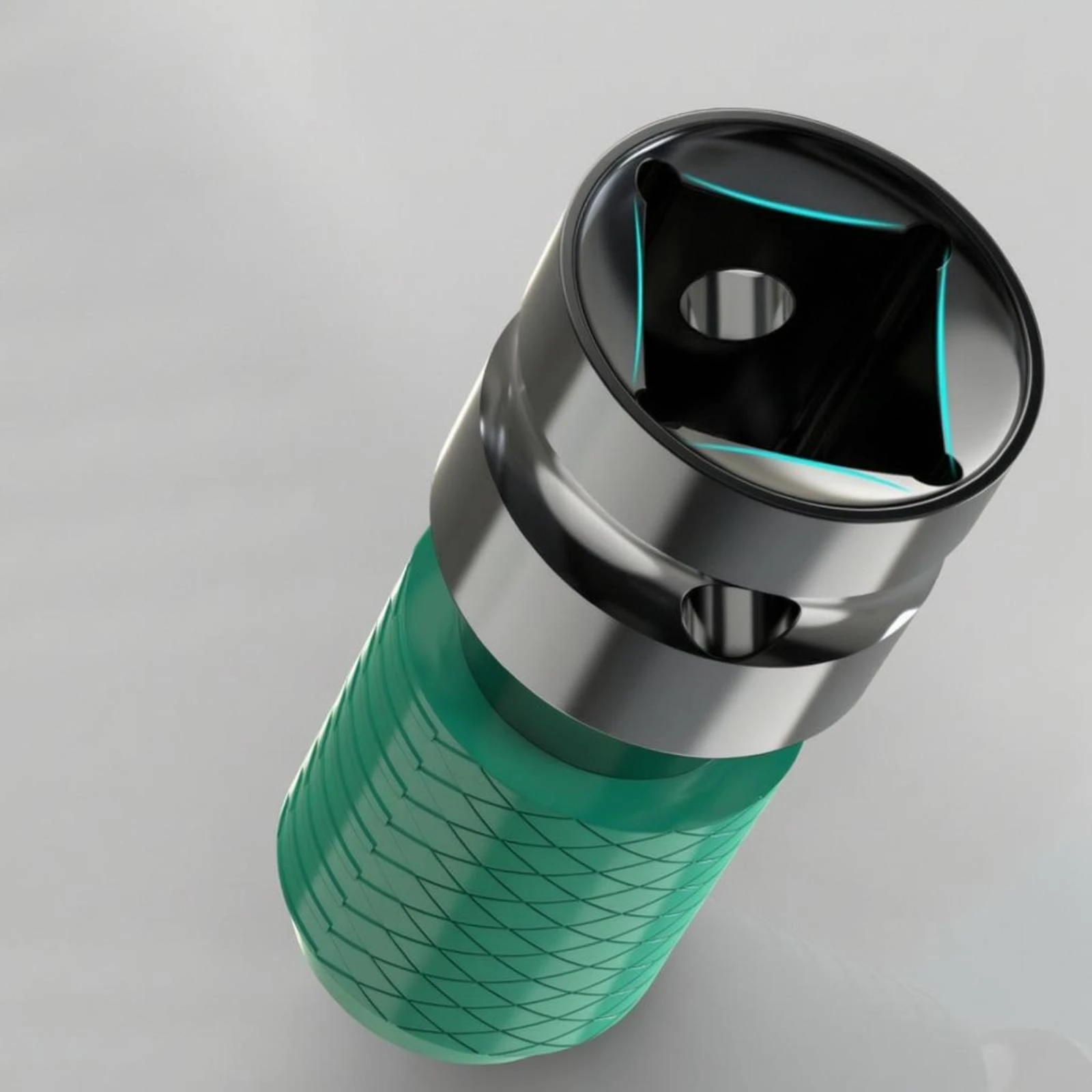 Telescopic Adapter Head Knurled Hex to Square Socket Adapter Tool Accessory High Force Long-Lasting view 5