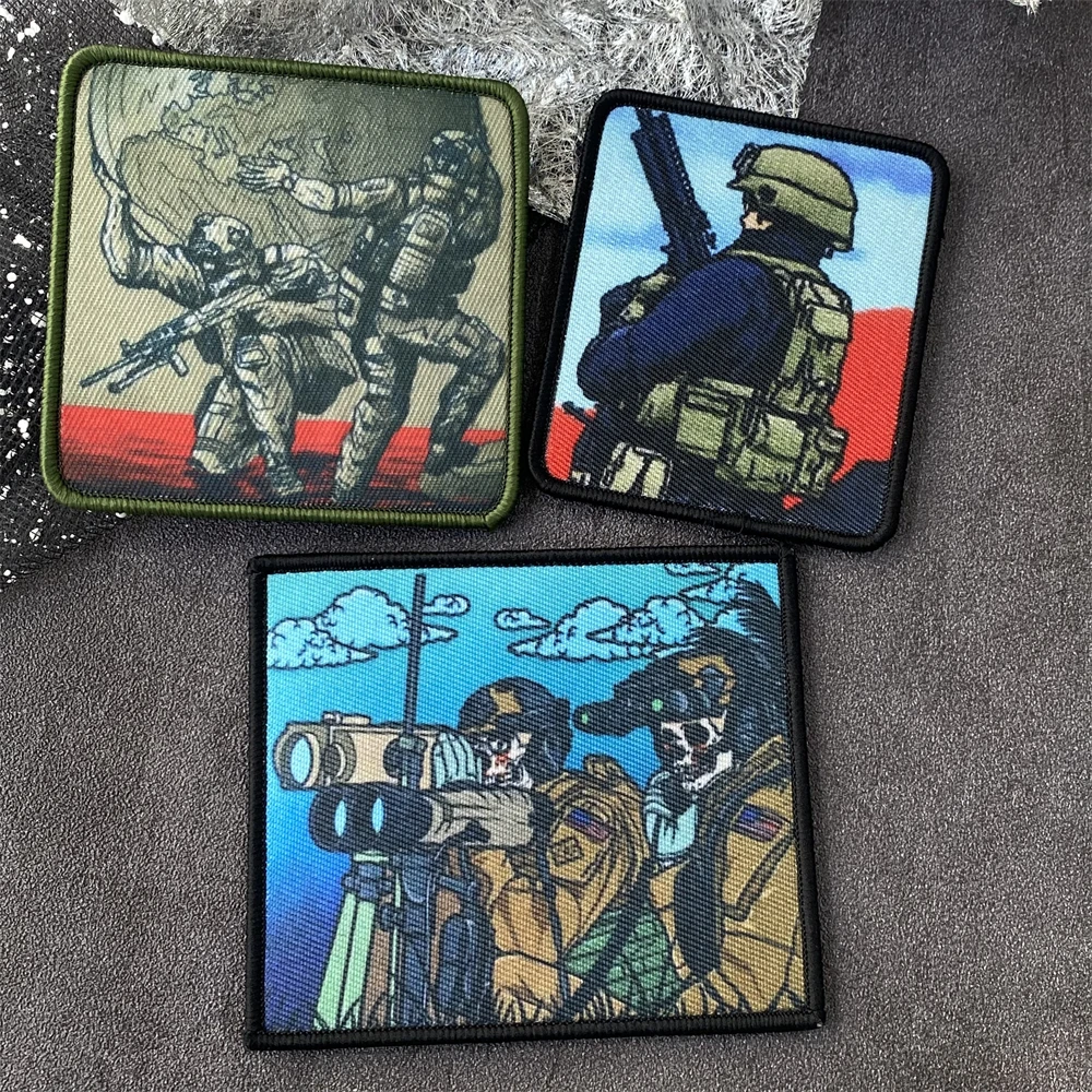 

TF LP-OP Patch TFD END BCS FOG Morale Badge Patch Skeleton Soldier Telescope “Atlanta” Tactical Hook&Loop Badge Backpack Sticker