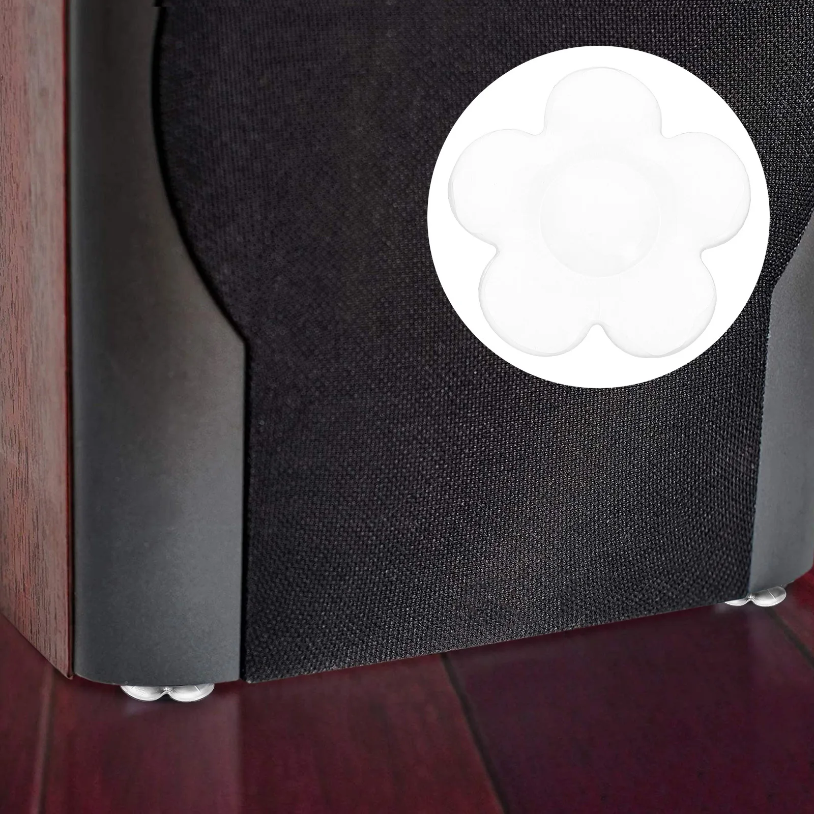 

6Pcs Self-Adhesive Silicone Door Bumpers Transparent Cabinet Door Protectors Anti-Slam Pads for Home Office Wall Protector