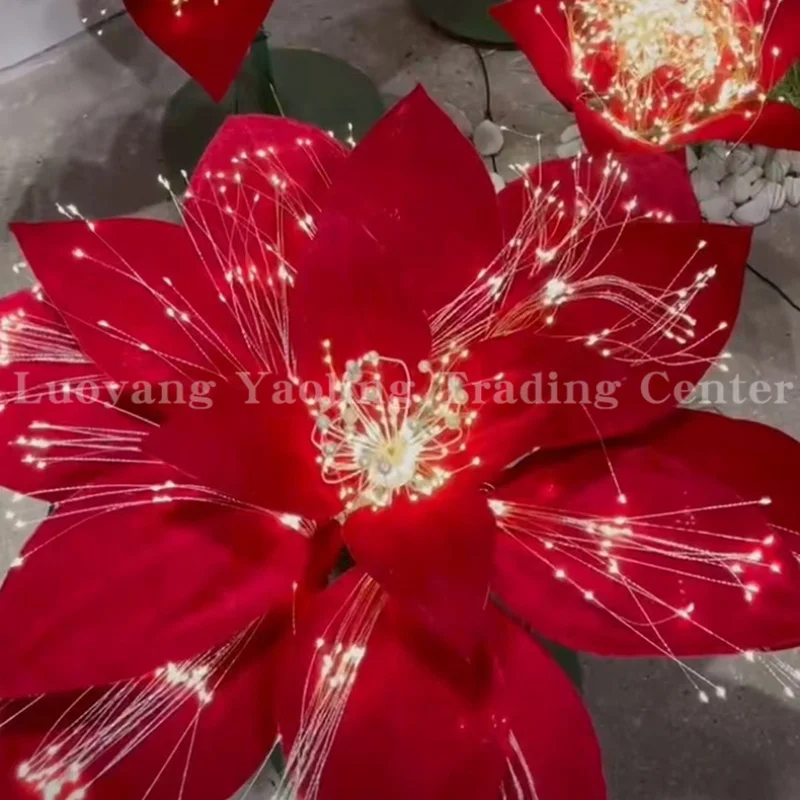 

Электрическая симуляция открывающейся и закрывающейся рождественской елки ручной работы с цветами для свадьбы и Дня матери