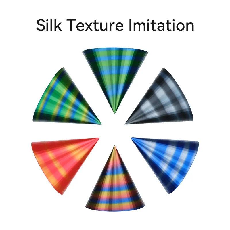 eSUN Silk Candy PLA Filament 1KG 1.75MM Silky Multicolored 3D Printer Filament Gradient Changing Silk Candy PLA 3D Filament