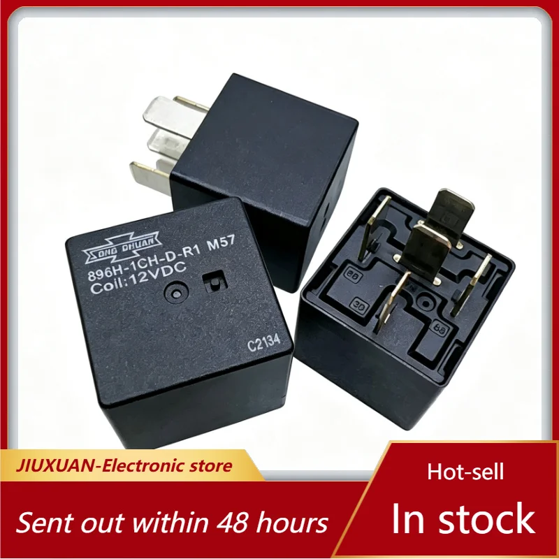 New 1pcs/lot 896H-1CH-D-R1 M57 DC12V 5Pin SPDT Automotive Multi Function Plug Relay