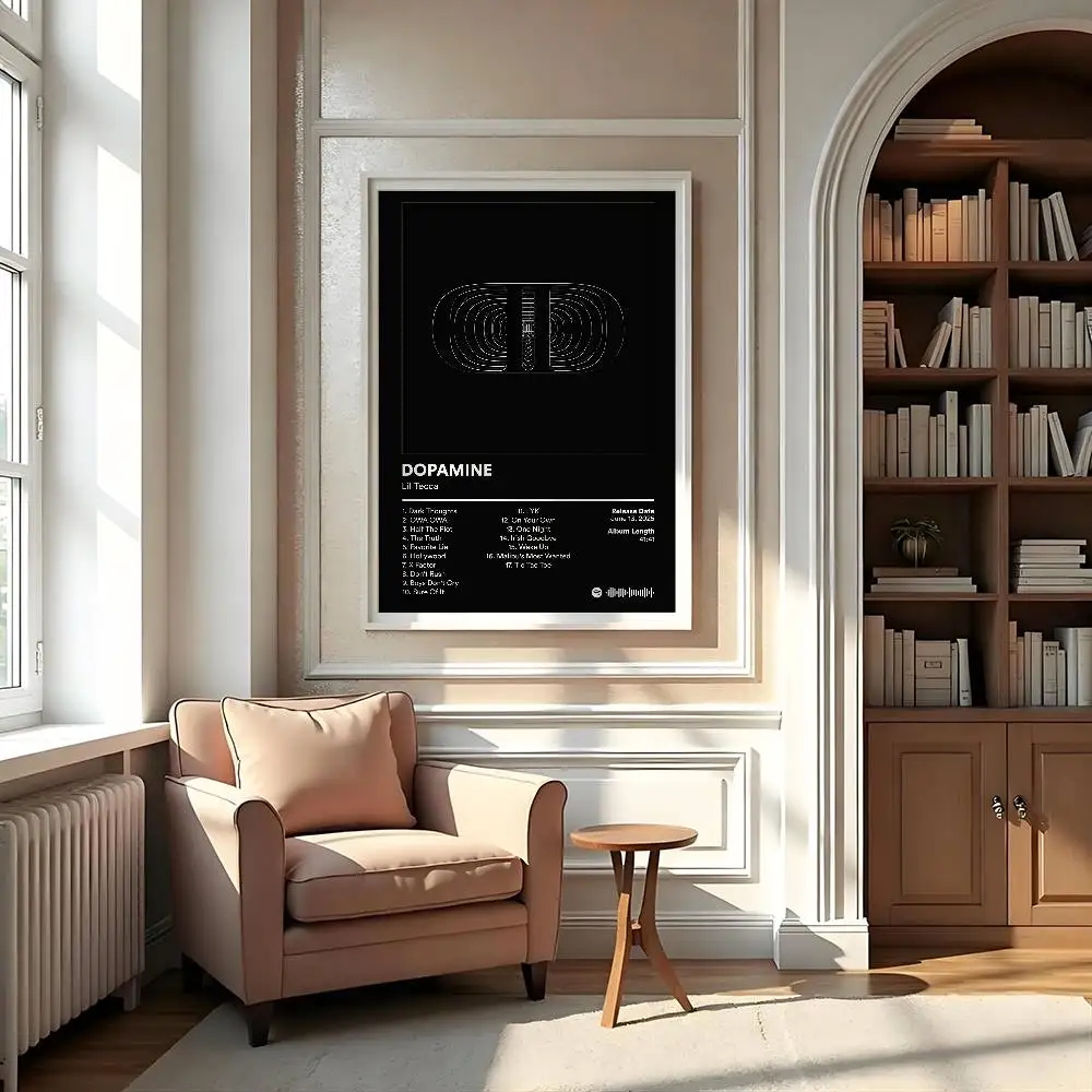 مغني الراب ليل تيكا ألبوم المشارك لزجة جدار الفن الطباعة مقاوم للماء غرفة المعيشة المنزلي غرفة نوم بار ديكور جمالي