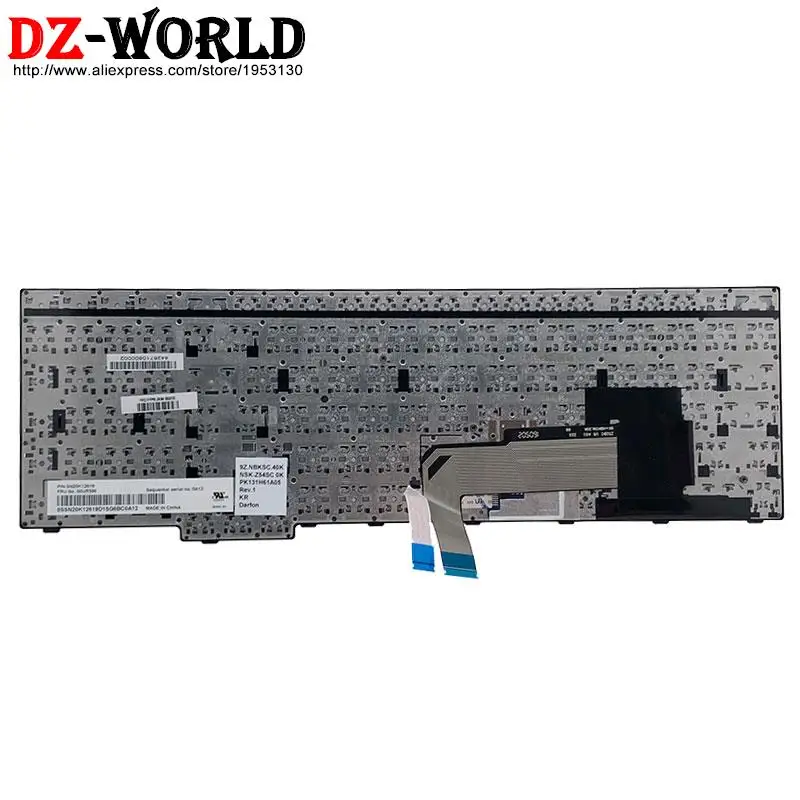 Imagem -05 - Kor Coreano Novo Teclado Original para Lenovo Thinkpad s5 2nd Gen 1st E560p Portátil Teclado 01ep253 01ep335 00ur586 00ur549