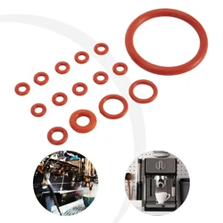 15pcs Silicone O-ring Gasket Nozzle Connector Rubber Sealing O-ring For Saeco Automatic Coffee-Machine Parts Anti Leakage