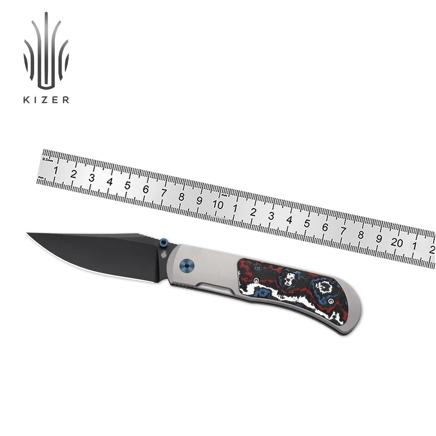 ไคเซอร์ EDC มีดพับพกพาไทโช คิ 4761 เอ 1/A2/A3/A4 ไทเทเนียมพร้อมใบมีด S45VN/M390 แบบพกพามีดล่าสัตว์กลางแจ้ง