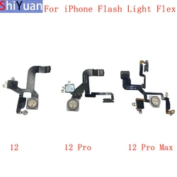 Rear Camera Flash Light Sensor Flex Cable For iPhone 12 12 Pro 12 Pro Max Flashlight Ribbon Replacement Parts