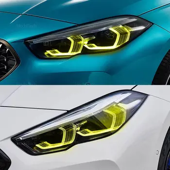 適用於BMW2系Gran Coupe F44 216i 218i 220i 228i M235i 216d 218d 220d 20-24款黃色日間行車燈頭燈LED天使眼板 10 最佳銷售 m235i - №2