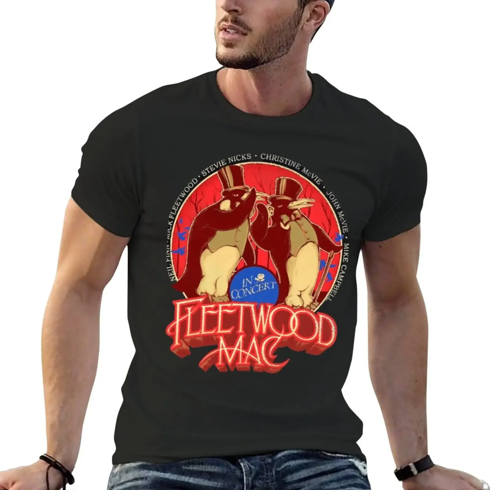 Fleetwood Mac (2) T-Shirt boys animal print anime tshirt anime mens t shirts top quality