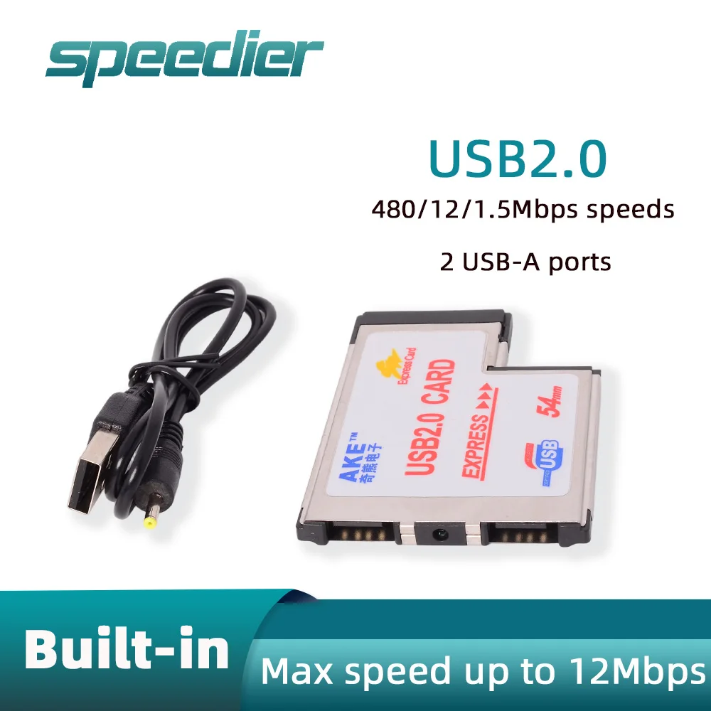 

NECXG EXPRESS To USB 2.0 2-port 54MM NO Exposure for Laptop SSD Scanners Printers Digital Camera CF/SM/MMC Memory Sticker