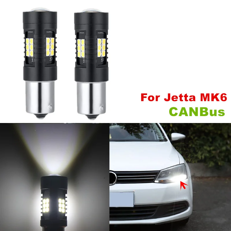 Per VW Jetta VI MK6 2010-2018 2 pezzi CANBus LED bianco DRL luci di marcia diurna lampadine