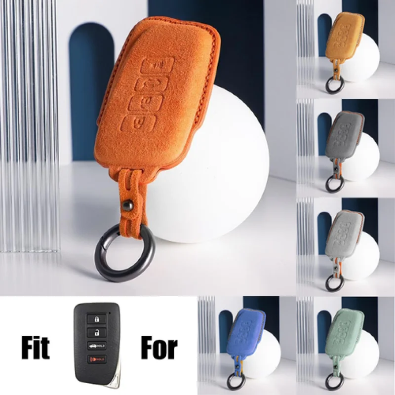 A + جلد الغزال مفتاح السيارة فوب غطاء حقيبة لكزس NX RX IS GS ES RC 200 250 300 #1