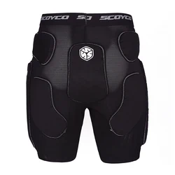 SCOYCO Motorcycle Armor Shorts MTB Bicycle Breathable Riding Racing Built-In Protective Gear Trousers Motocross Short Pants