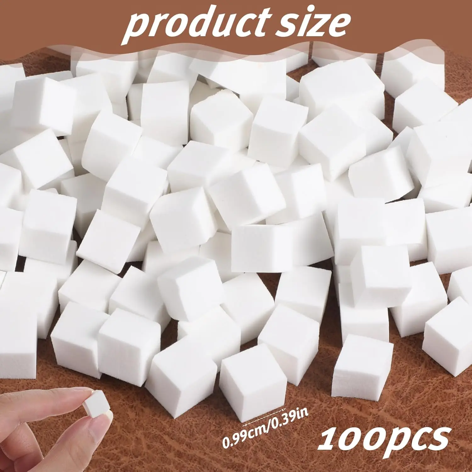 50/300Pcs Gradient Sponge Brush Nail Art Sponge Set for DIY Nail Art Gel Polish Brush Glitter Powder Manicure Accessory