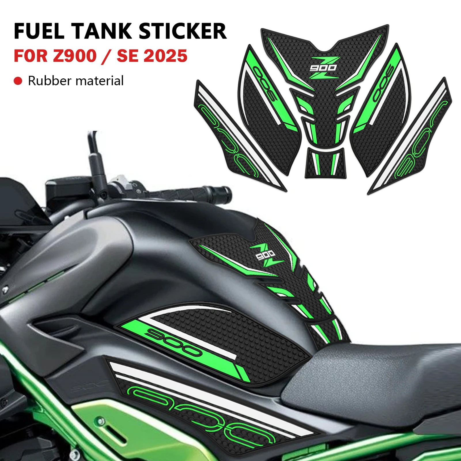 

For Z900 2025 Z 900 SE 2025 Motorcycle Accessories Frosted Tank Stickers Z900SE Z900 Thickened Fuel Tank Protector