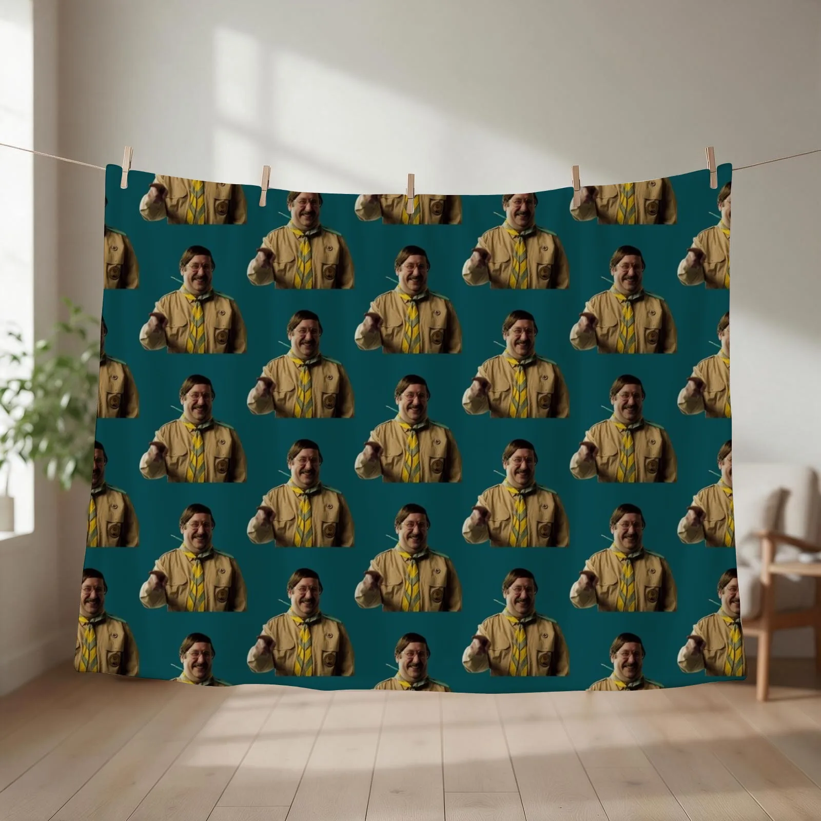 BBC Ghosts Pat Throw Blanket