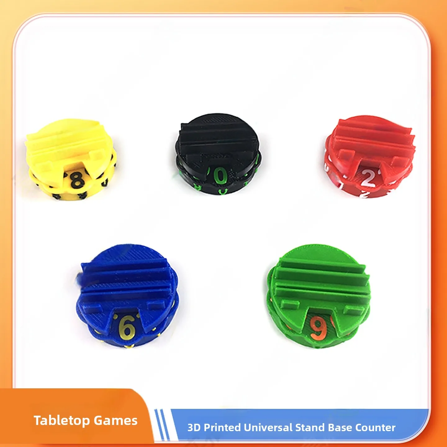 

Универсальная подставка для настольных игр, напечатанная на 3D-принтере, для TCG-матов, цифровых колес и счетчиков карт