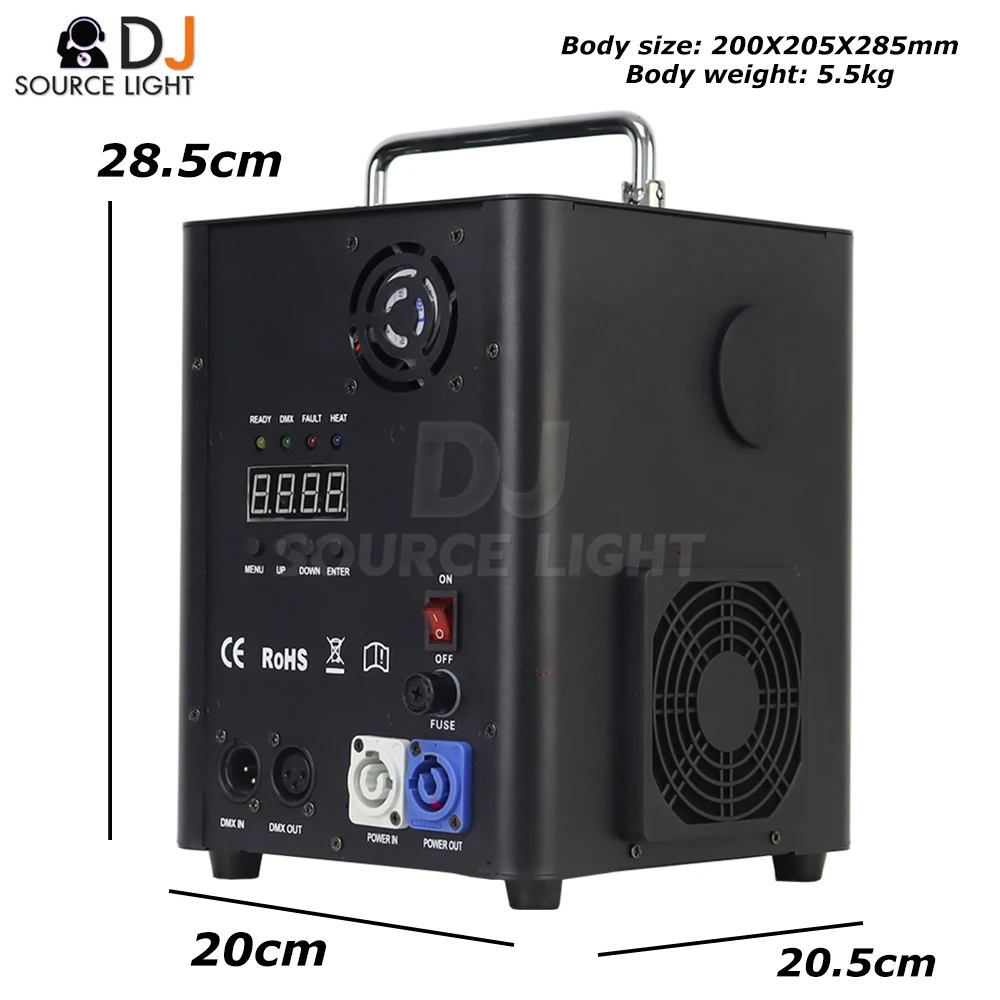 2ชิ้น/ล็อตใหม่750W เครื่องจุดพลุเย็น750W 600W เครื่องจักรประกายไฟ Ti ผง DMX การควบคุมระยะไกลเครื่องน้ำพุ sparkular