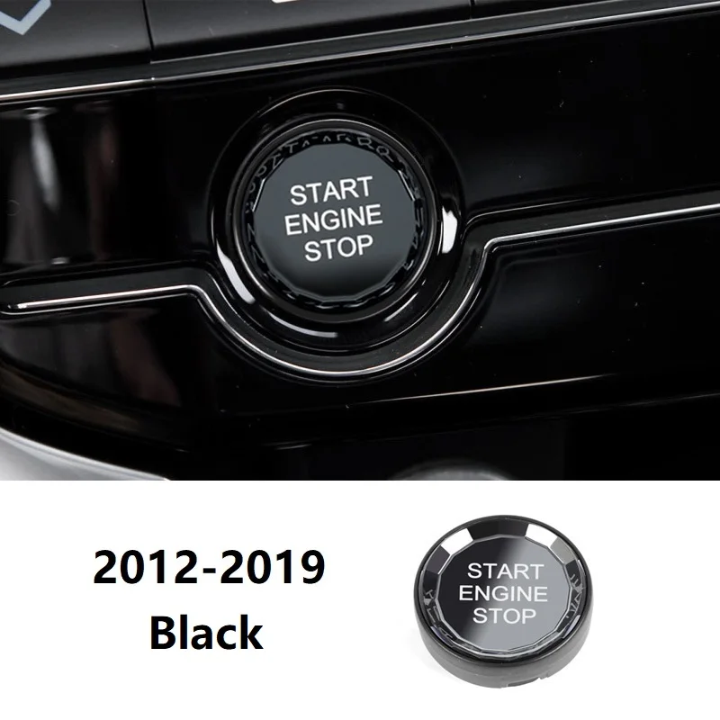 New Arrival Car Engine Start Stop Crystal Button Replcment Cover For Jaguar F-PACE XEL XFL XE XF 2012-2021 Auto Styling