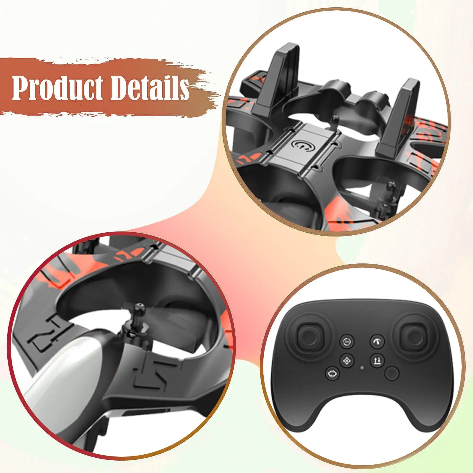 RC Airplane Foam Fighter Toy Lightweight Mini Glider Ready to Fly for Kids Adults Indoor Outdoor Play