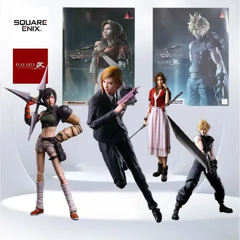 Square Enix Original Box PLAY ARTS Kai Final Fantasy 7 Remake Part 2 Collectible Gift  Needs assembly, collectible, gift
